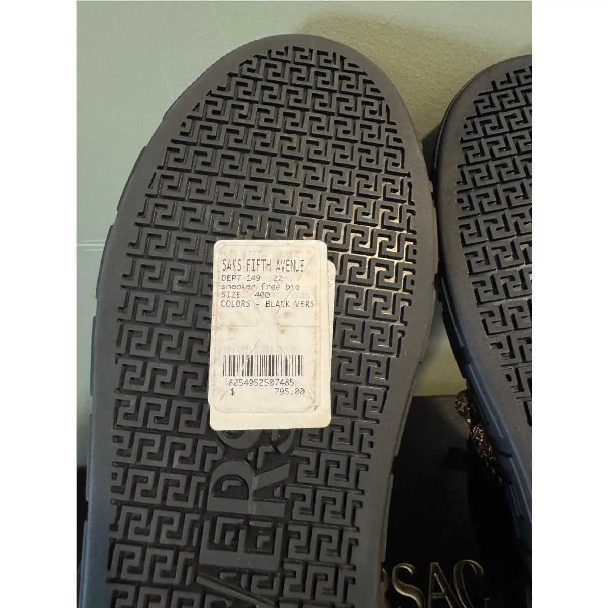 Versace shoes - Versace Greca - Greca - Black 2
