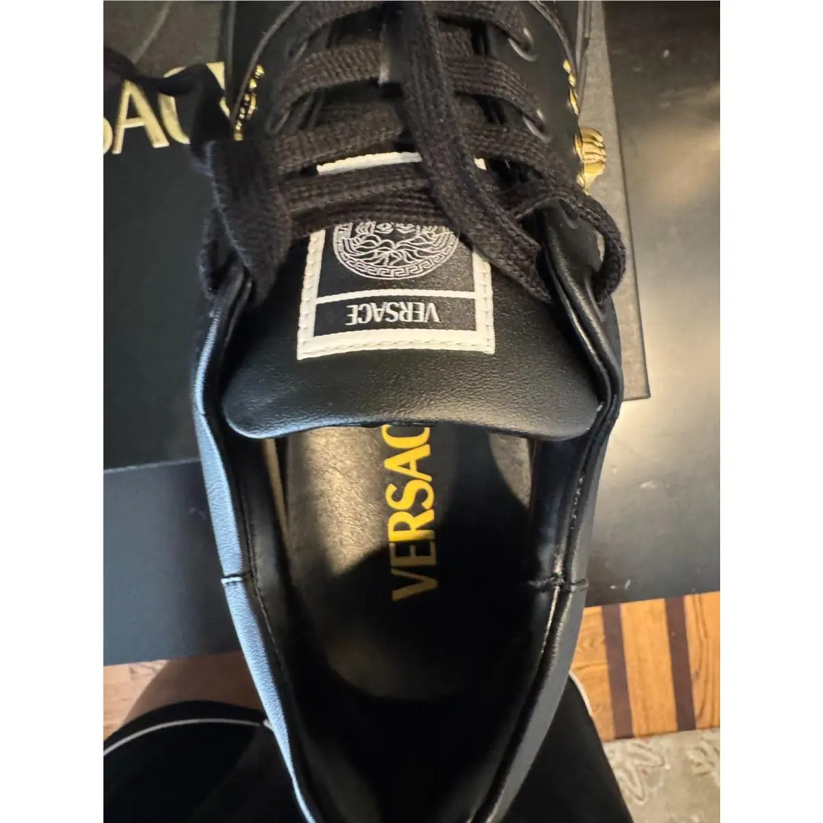 Versace shoes - Versace Greca - Greca - Black 4