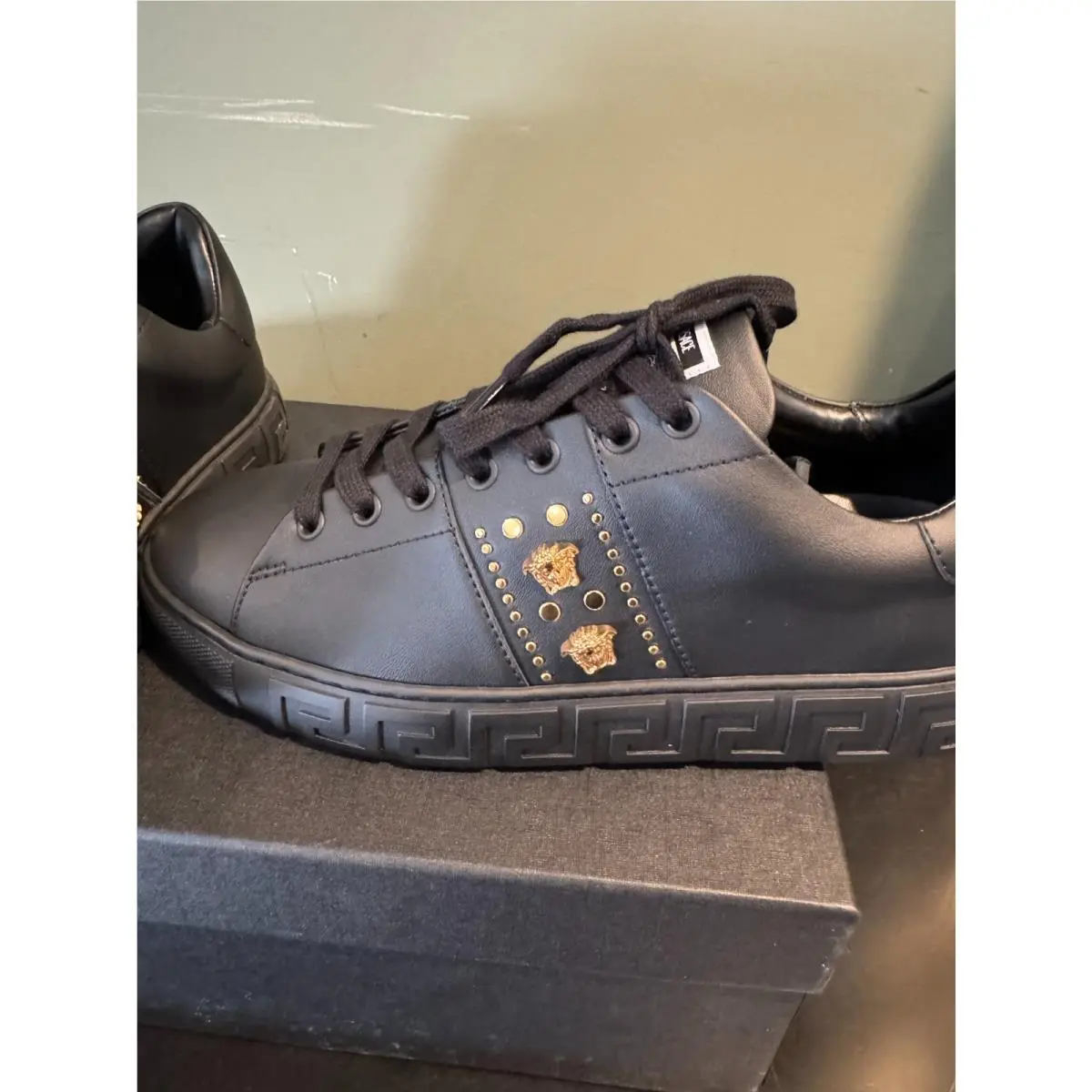 Versace shoes - Versace Greca - Greca - Black 6