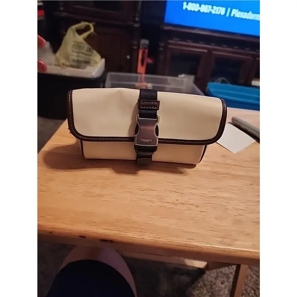 Coach Racer Pouch Sv/chalk/maple CU238