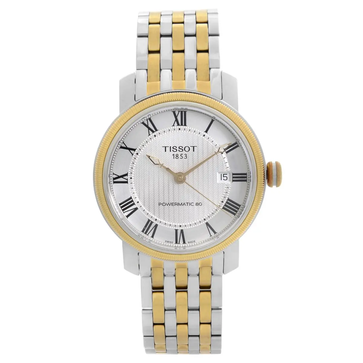 Bridgeport 40mm Two Tone Steel Automatic Mens Watch T097.407.22.033.00 by Tissot