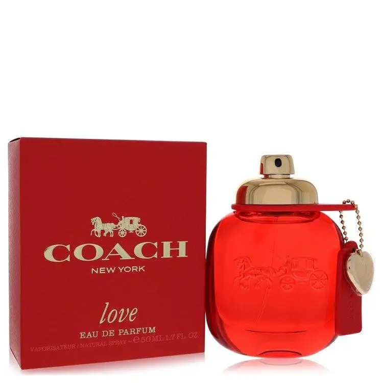 Coach Love by Coach Eau De Parfum Spray Red Packaging 1.7 oz For Women