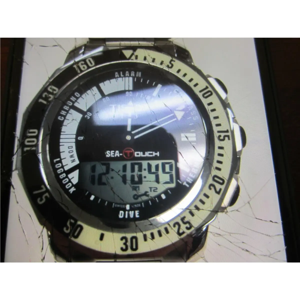 Sea-touch Men`s Watch Chrono All S/s Sapphire Swiss T0264201105101 by Tissot