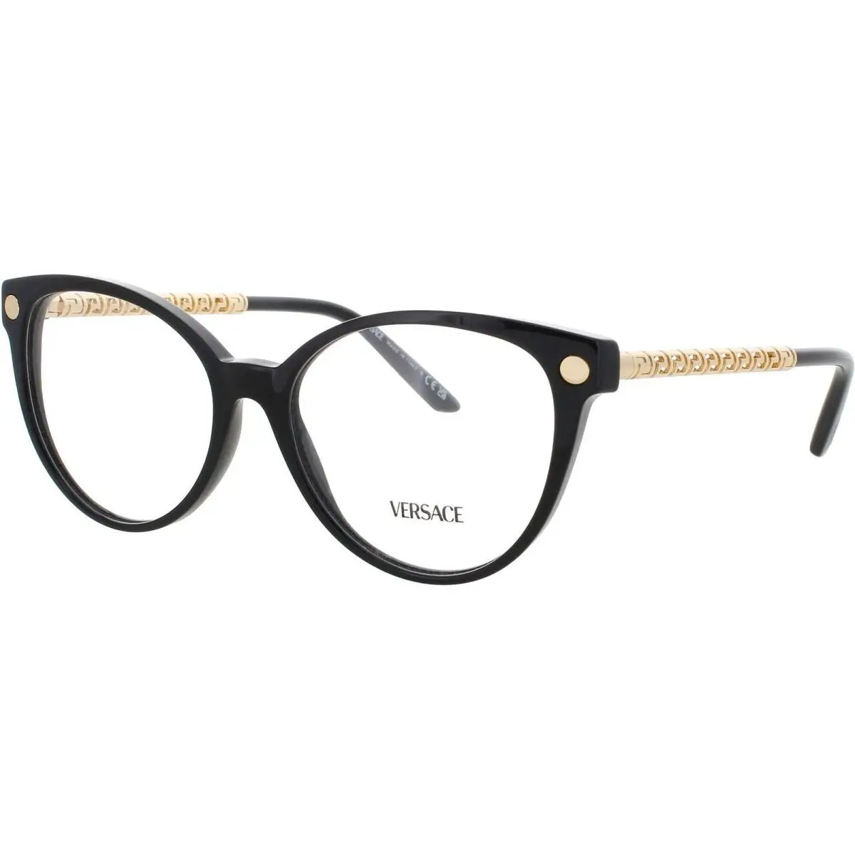 Women`s Eyeglasses Black Acetate Cat Eye Full Rim Frame 0VE3353 GB1 by Versace