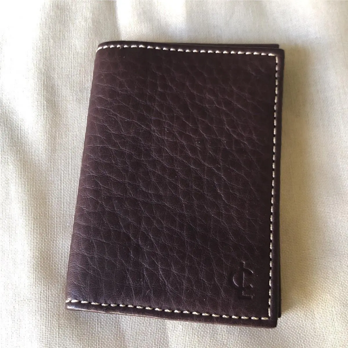 Coach Brown Leather Small Bifold Wallet