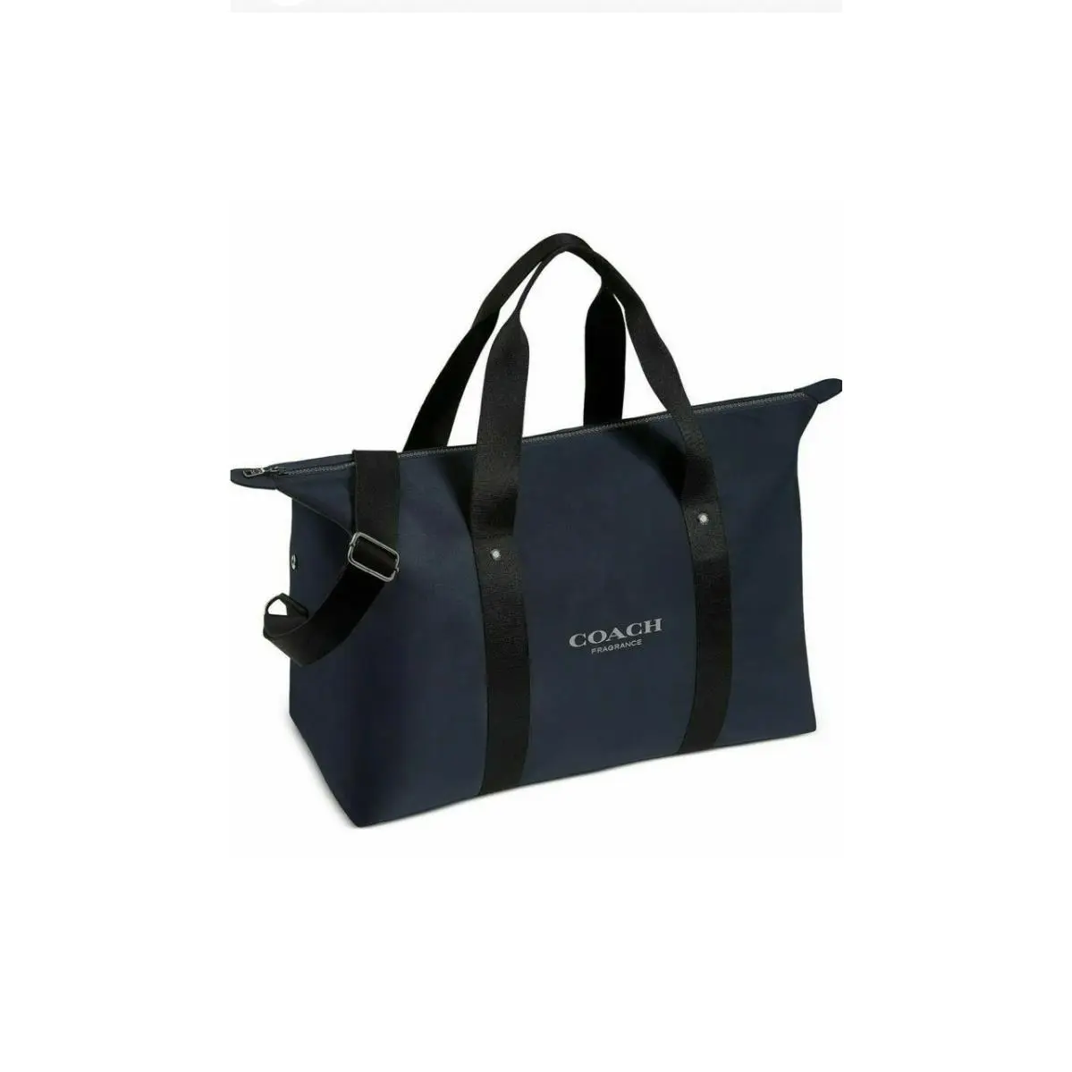 Coach Navy Blue Duffle Weekender Gym Travel Carry On Bag