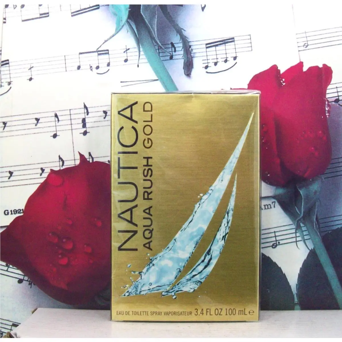 Aqua Rush Gold Edt Spray 3.4 Fl. Oz. Box by Nautica
