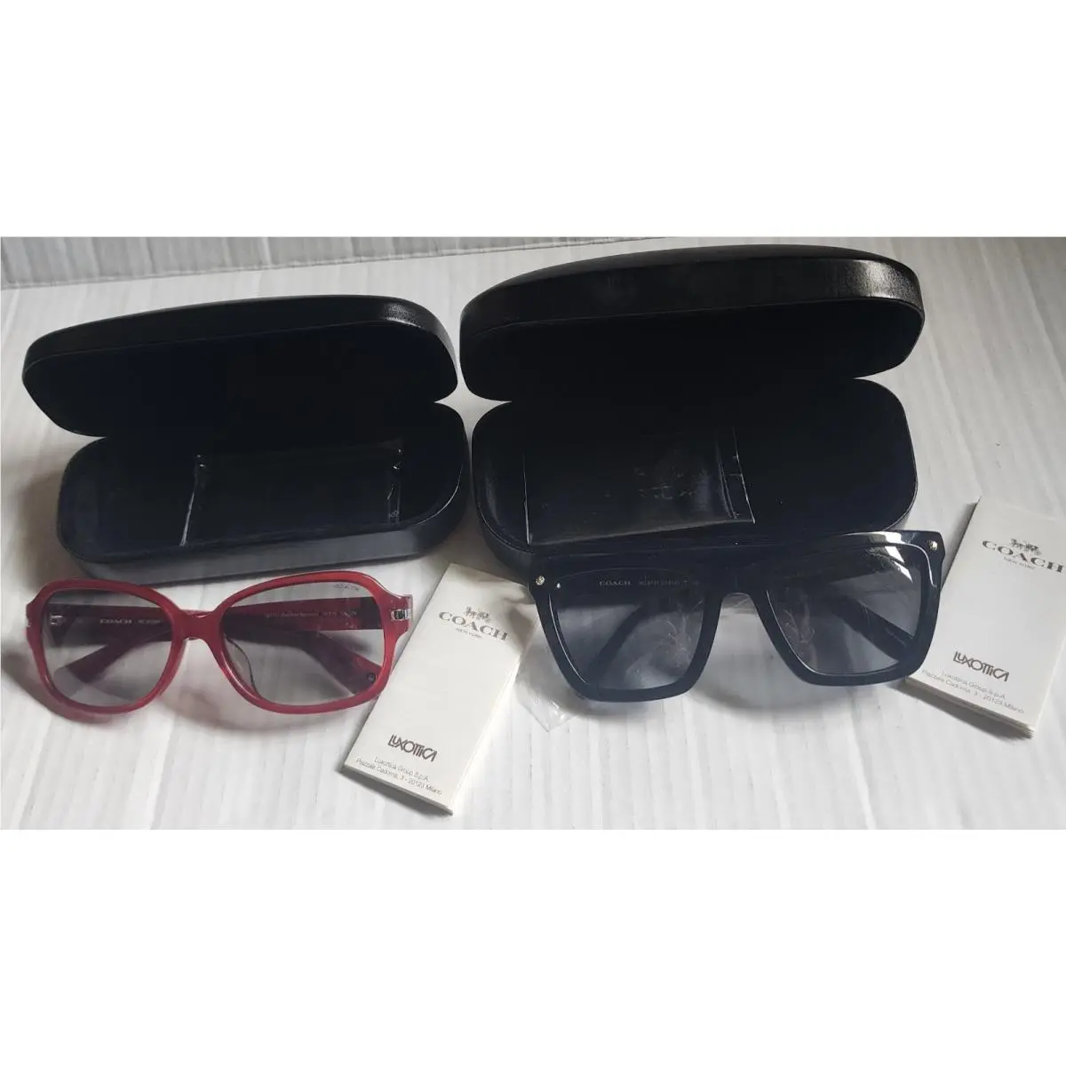 W/case Coach Designer Women`s Sunglasses.. Black 5420T3 or Amber 527711