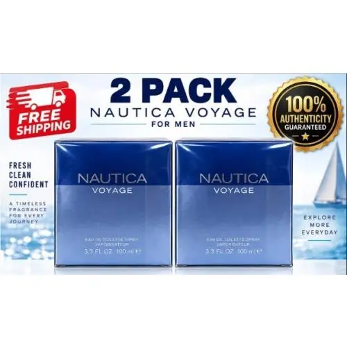 Nautica Voyage 3.4 OZ Edt Spray Men Perfume Box Colgone