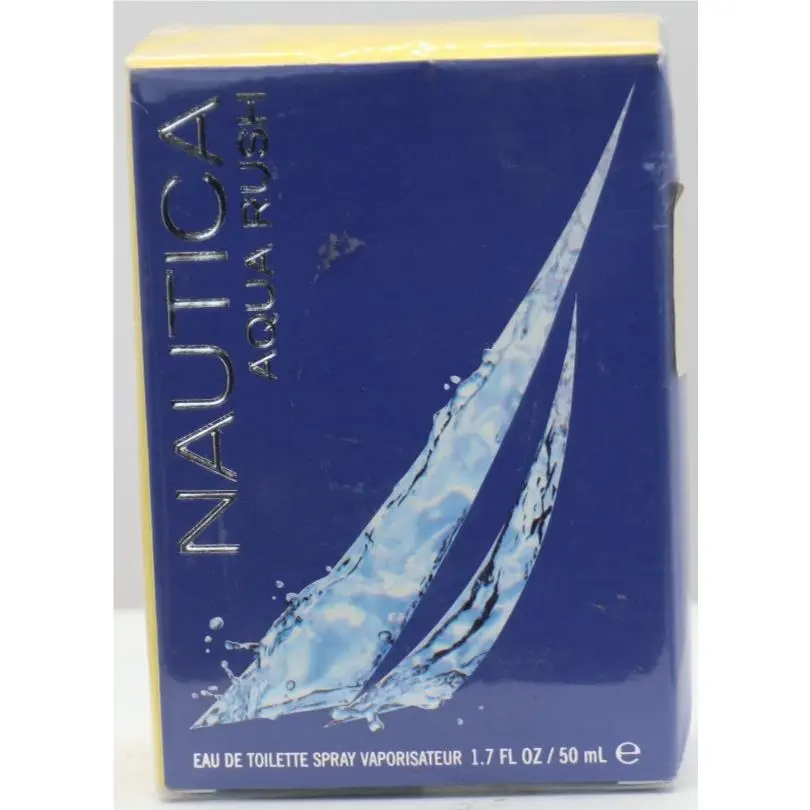 Aqua Rush For Men Eau de Toilette Spray1.7 oz/50 ml IN Damage Box by Nautica
