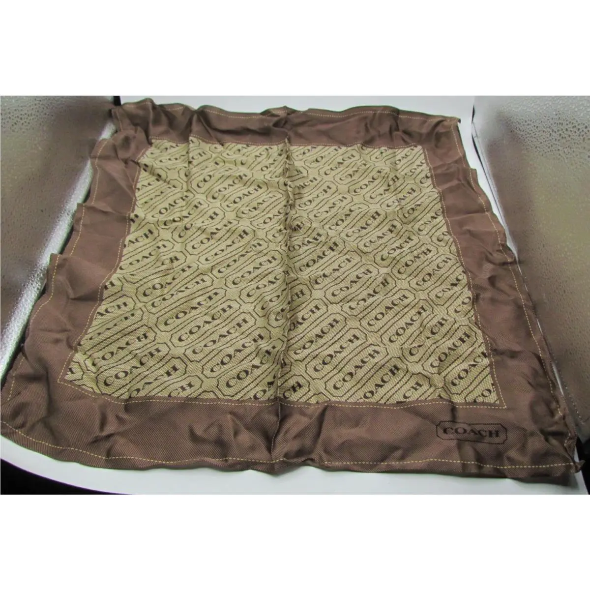 Silk Coach Scarf in Tissue and Bag Silk Kerchief Square Scarf