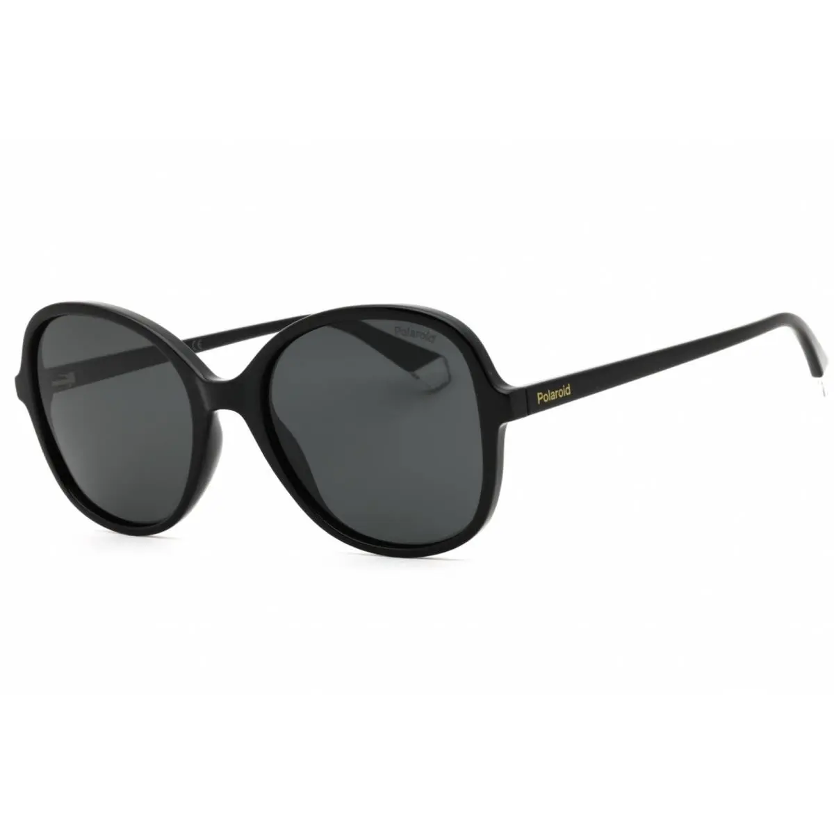Core Women`s Sunglasses Black Acetate Oval Full Rim Pld 4136/S 0807 M9 by Polaroid