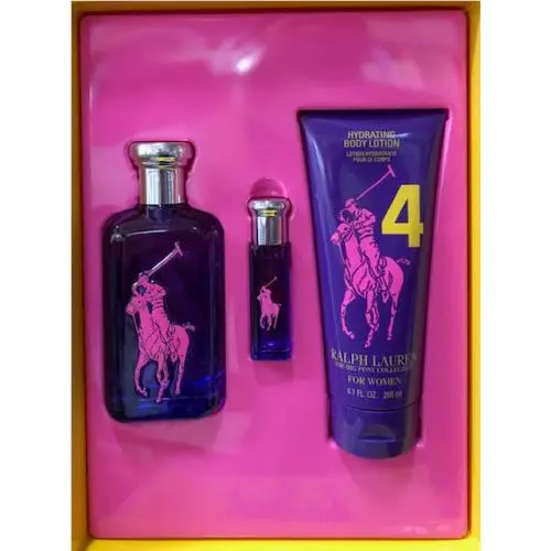 Big Pony  Women Select 1 Set 3.4 oz Edt .34 oz Edt 6.7 oz Lotion #4 Purple Big Pony by Ralph Lauren