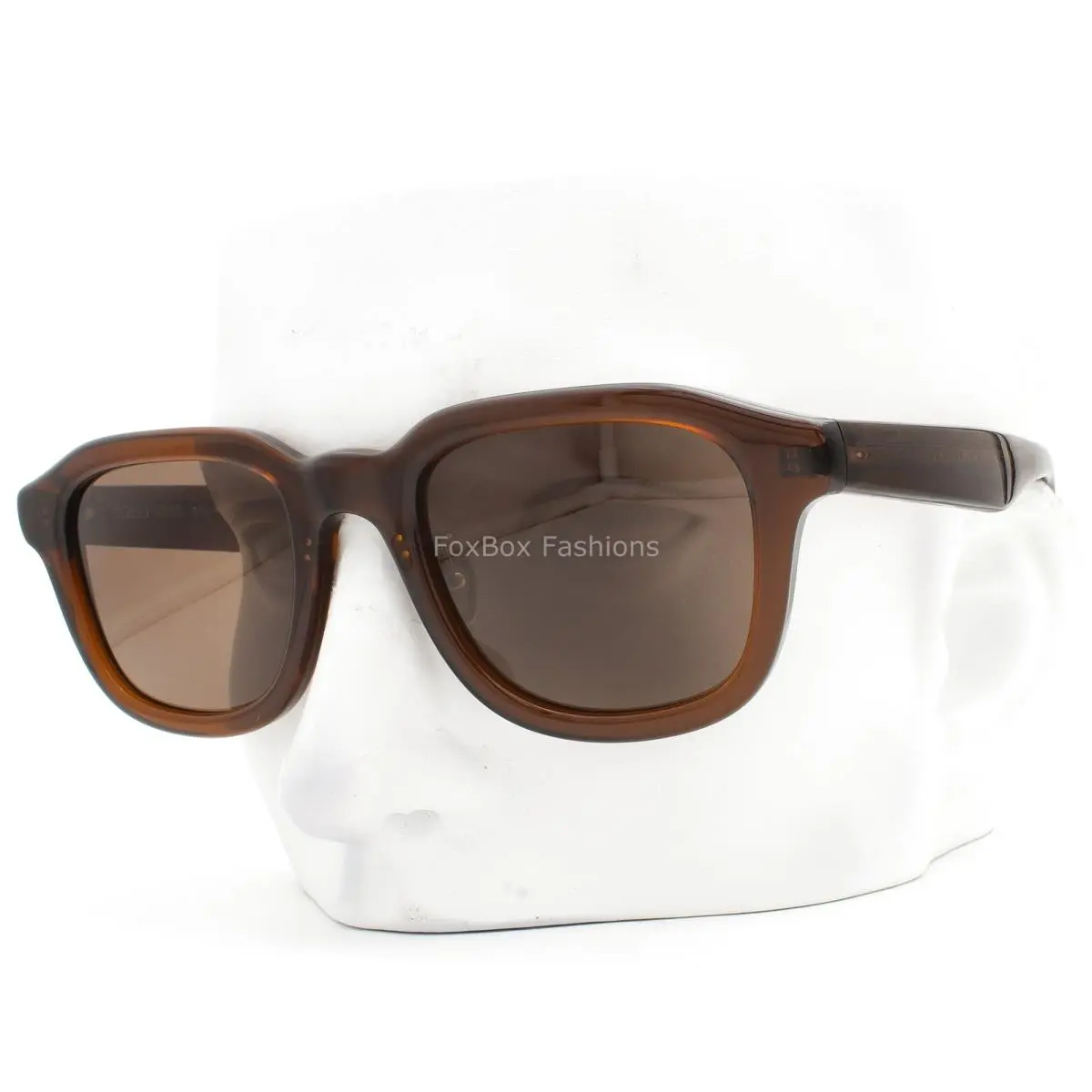 Sunglasses Polished Transparent Brown AR 8206 606273 with Case by Giorgio Armani