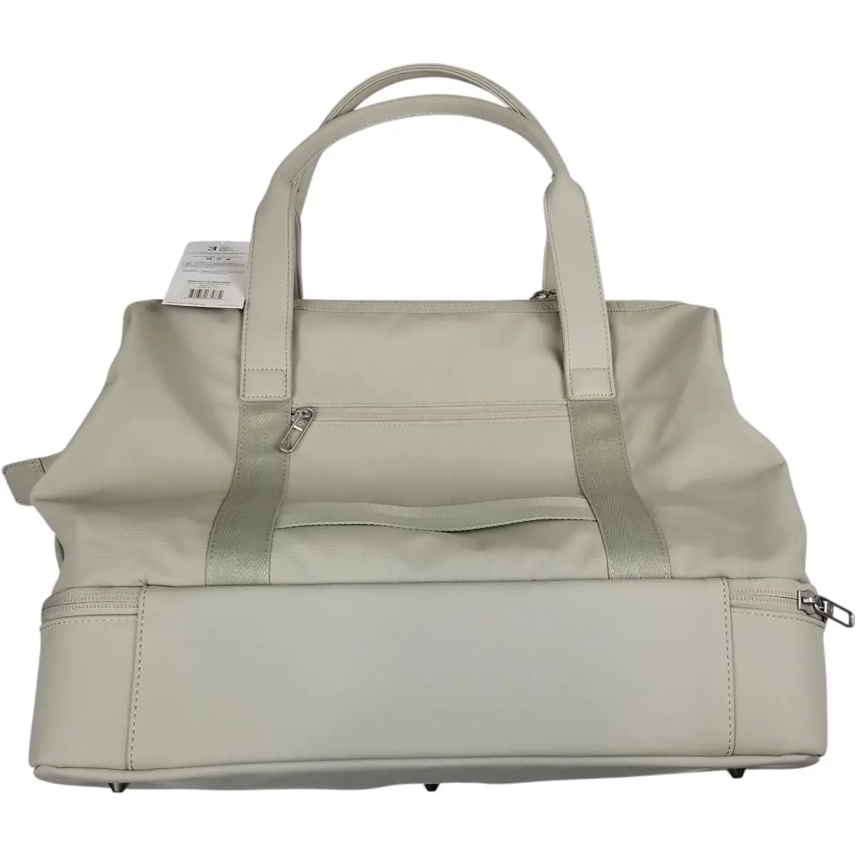 Limestone Grey Drop-bottom Weekender Duffel w/ Detachable Padded Strap by Samsonite