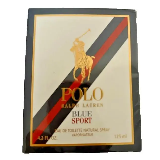 Polo Blue Sport by Ralph Lauren Eau De Toilette Spray 4.2fl. oz/125ml