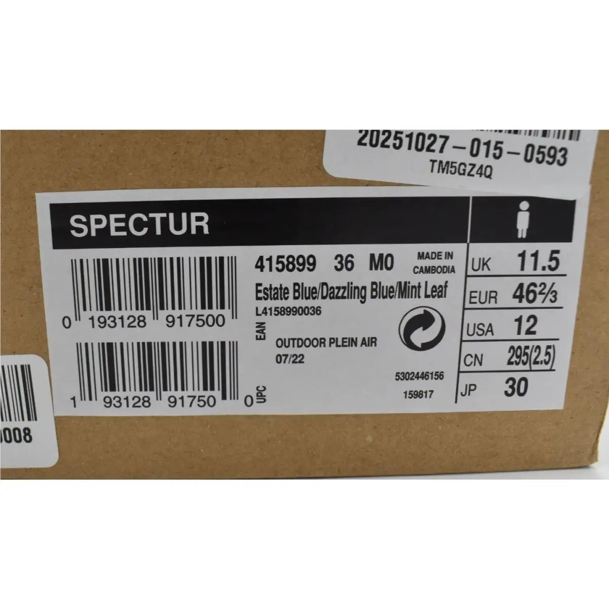 Salomon shoes - Salomon Spectur - Spectur - Blue (UPC: 193128917500) 9