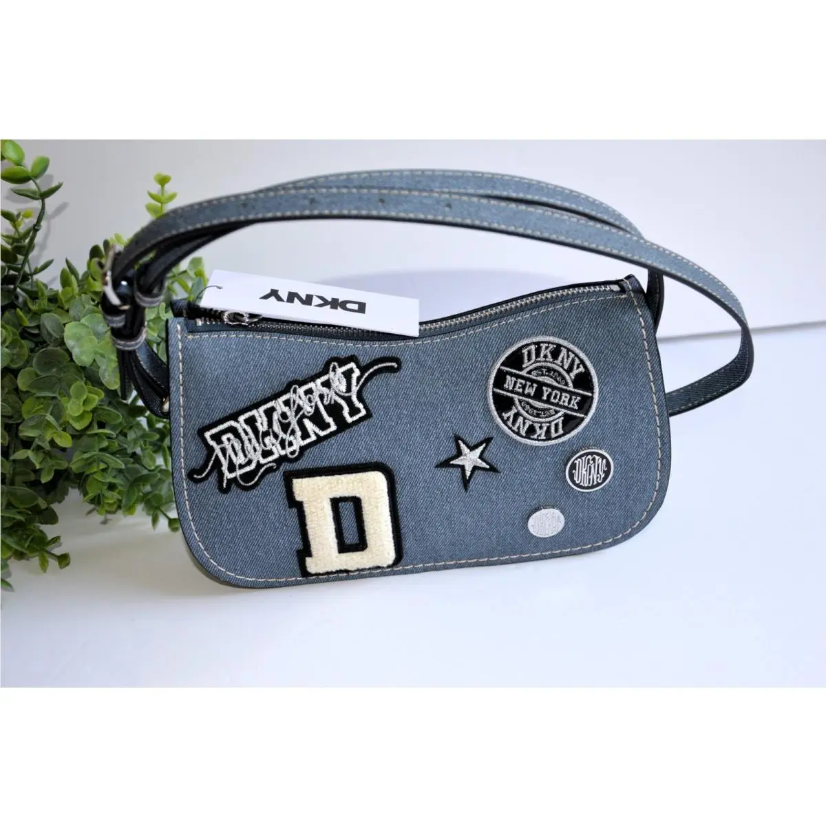 Dkny Jessica Shoulder Logo W/patches Handbag by DKNY