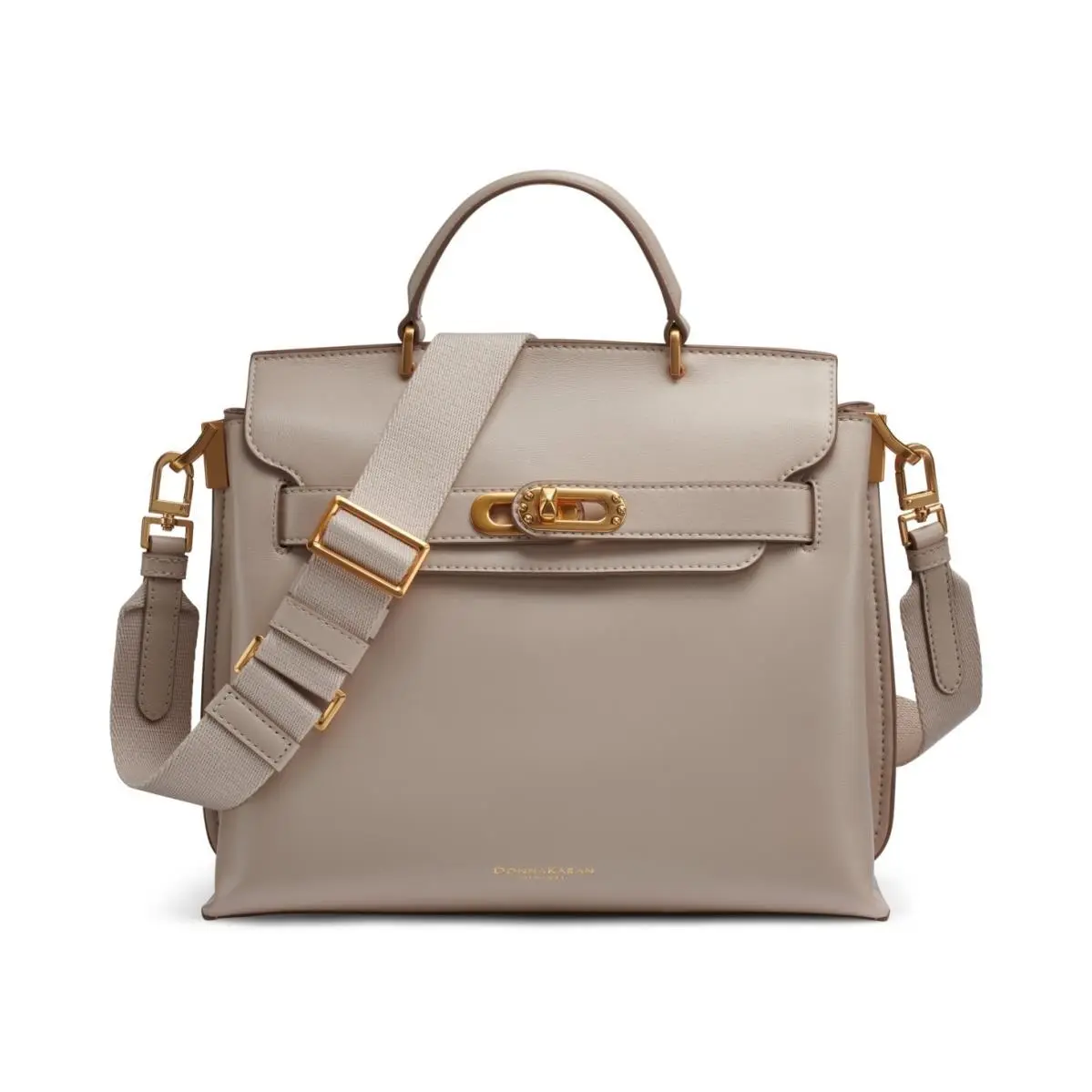 Dkny Donna Karan New York Turn Lock Bridgehampton Donna Karan York Turn Lock Bridgehampton Satchel Shoulder Bag Sand by DKNY