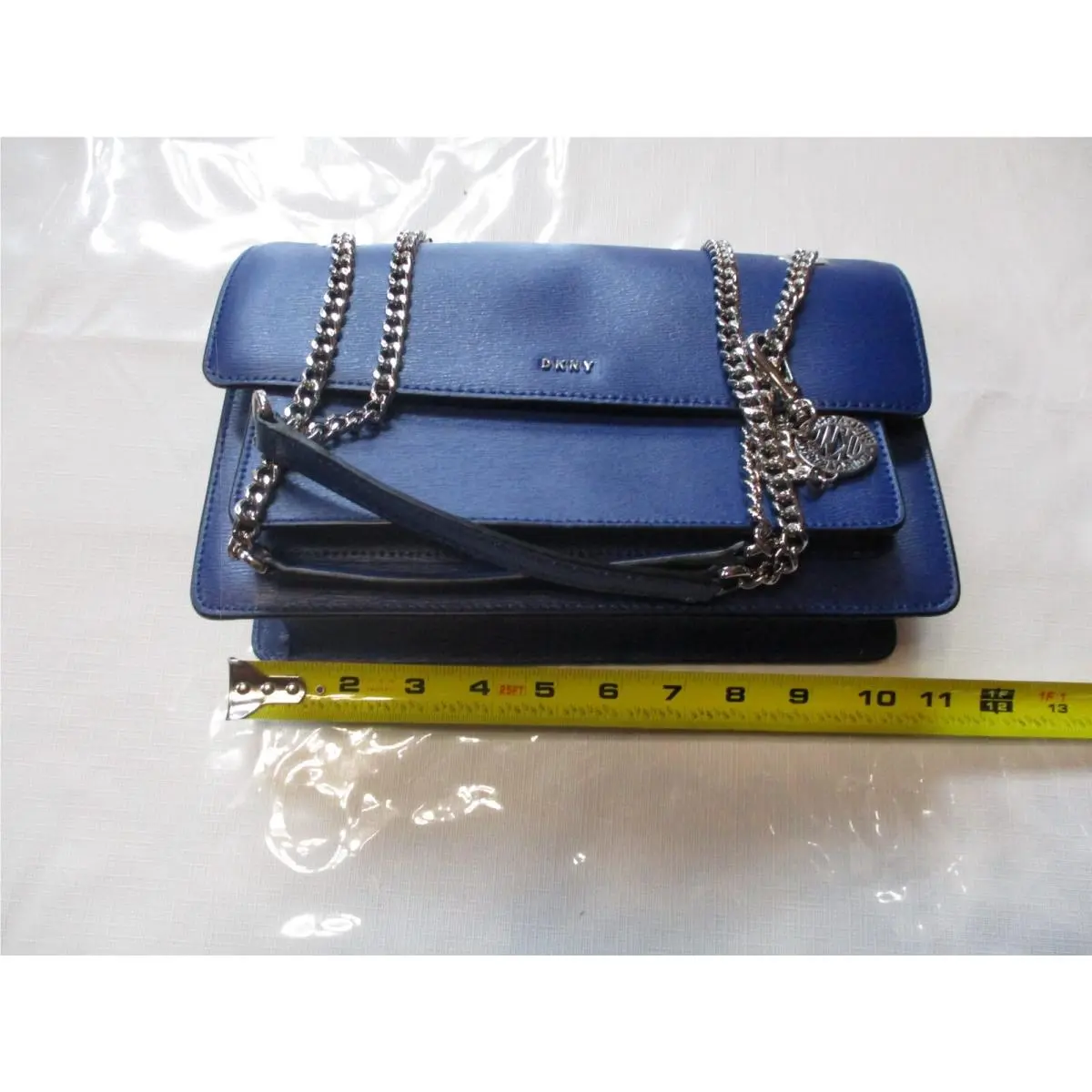 Dkny Women`s Porter Flap Crossbody Bag Midnight/blue