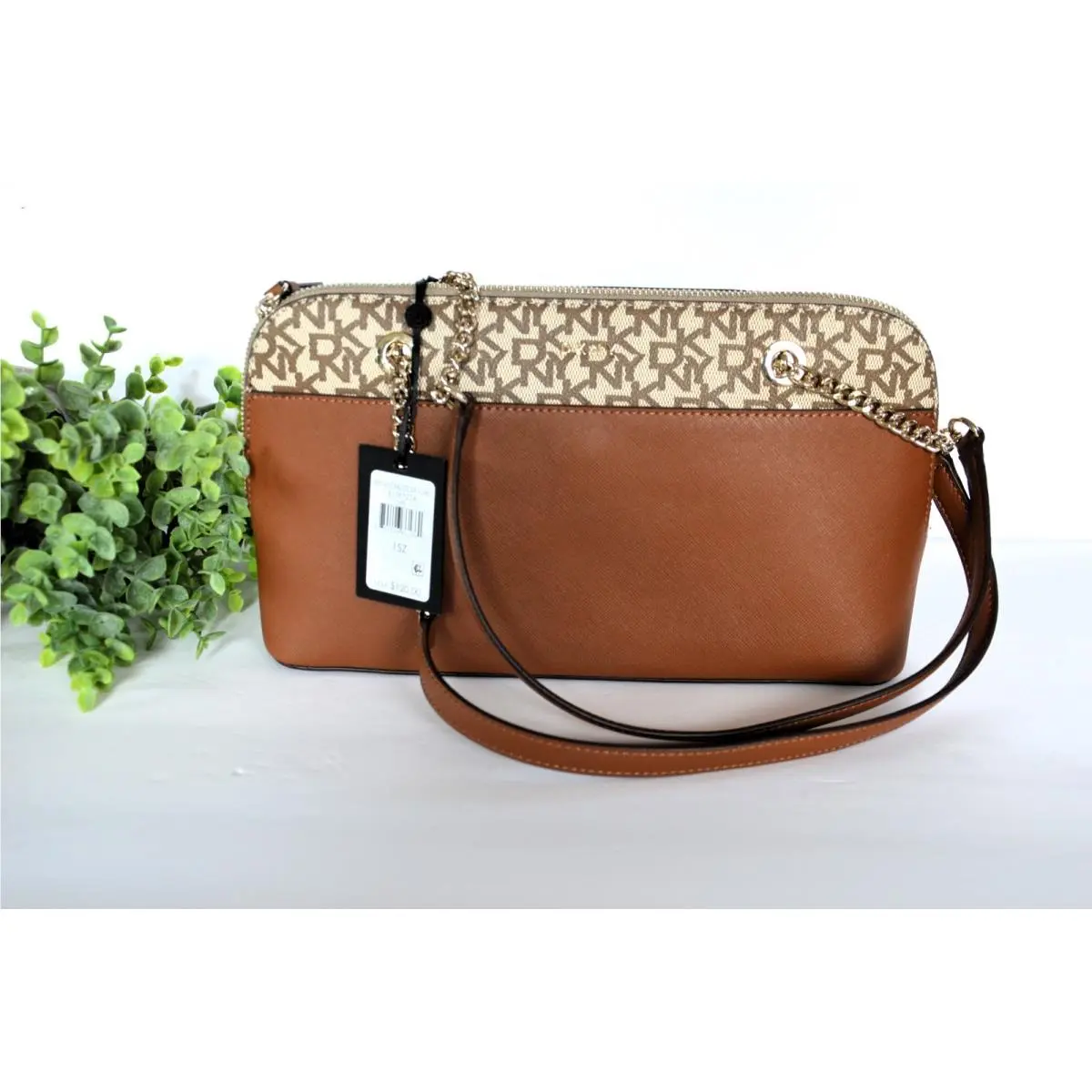 Dkny Bryant MD TZ Satchel Signature Shoulder Multicolor Handbag