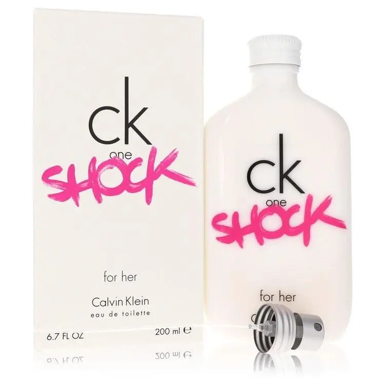 CK One Shock by Calvin Klein Eau De Toilette Spray 6.7 oz For Women