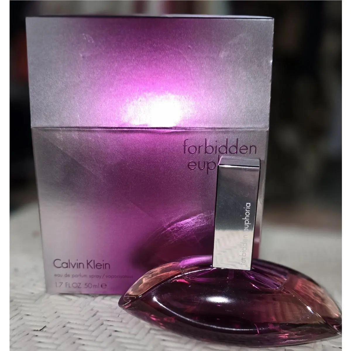 Euphoria Forbidden by Calvin Klein Perfume Women 1.7 oz Eau De Parfum Spray