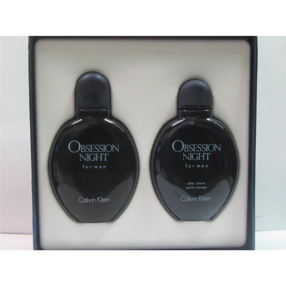 Obsession Night by Calvin Klein For Men Set 4 oz Edt Spray + 4 oz After Shave