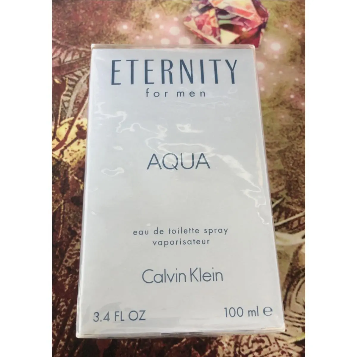 Eternity Aqua by Calvin Klein 3.3 / 3.4 oz Edt Cologne Men /