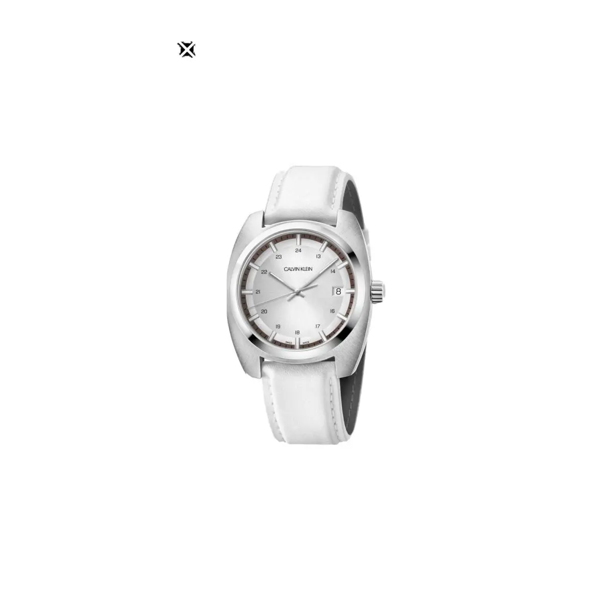 Calvin Klein Men’s Achieve Leather Strap Watch Swiss Made
