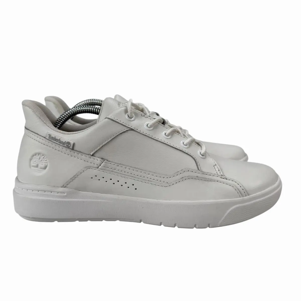 Timberland Allston Low Lace White Nubuck Sneaker Shoes Men`s Sizes 8 - 11 M - White