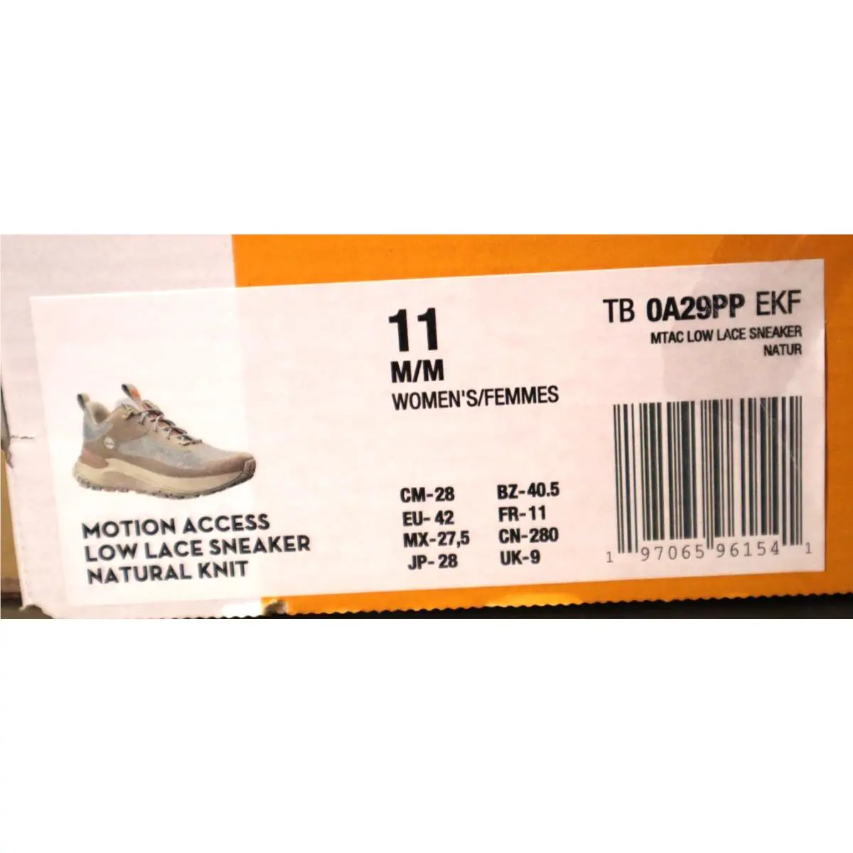 Timberland shoes - Motion Access Low Lace Sneaker - TB0A29PPEKF - Beige 11