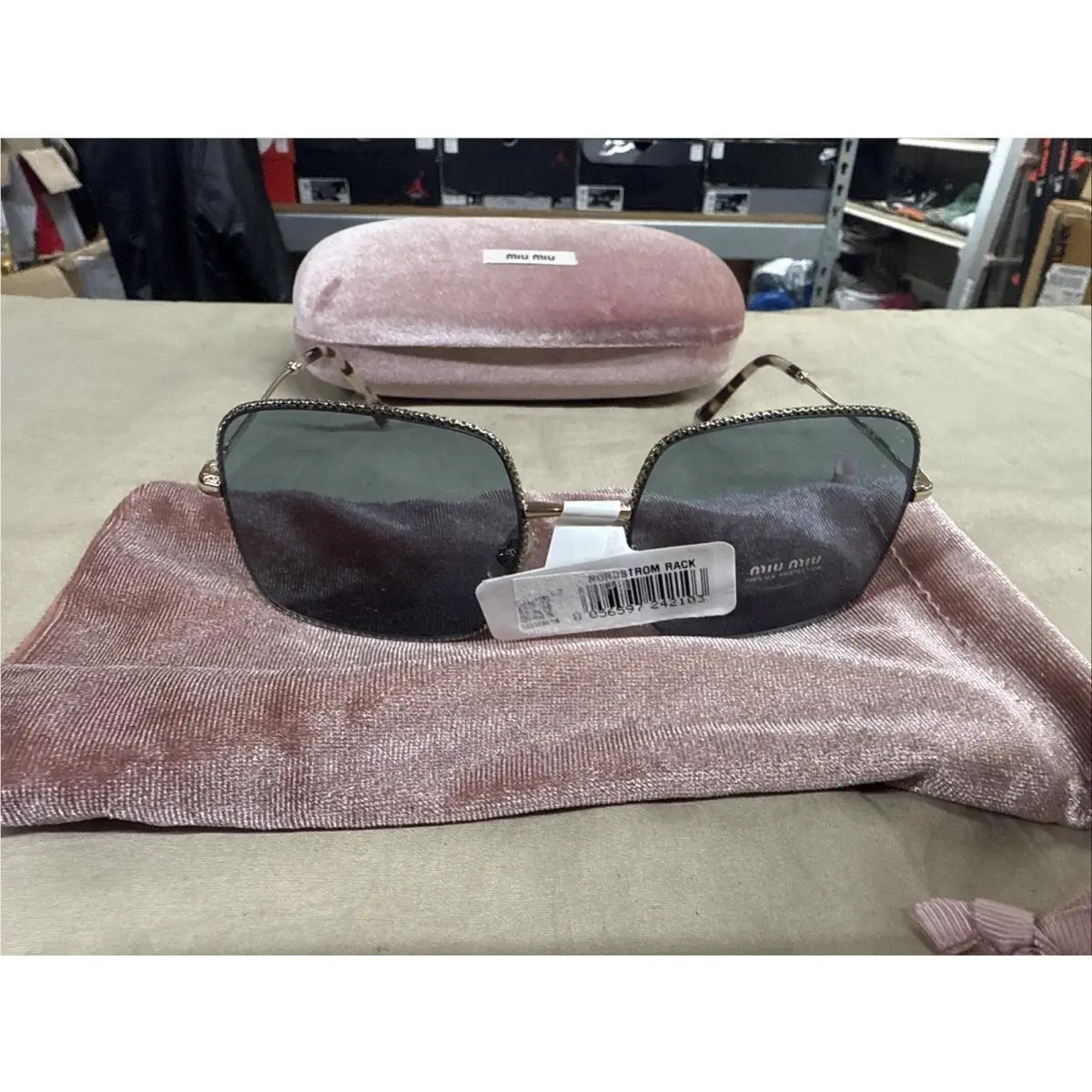 Miu Miu MU 61VS ZVN02F Core Collection Smu 61V 56-19-140 ZVN-02F