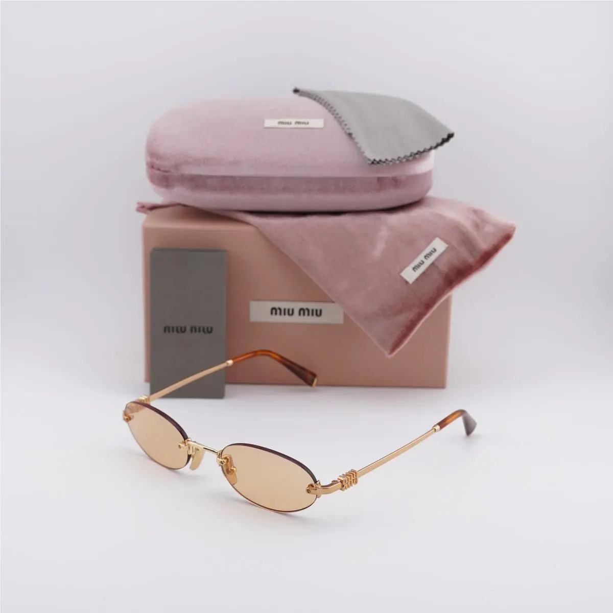 Miu Miu MU A54S 7OE90X Brass/orange 51-20-140 Sunglasses