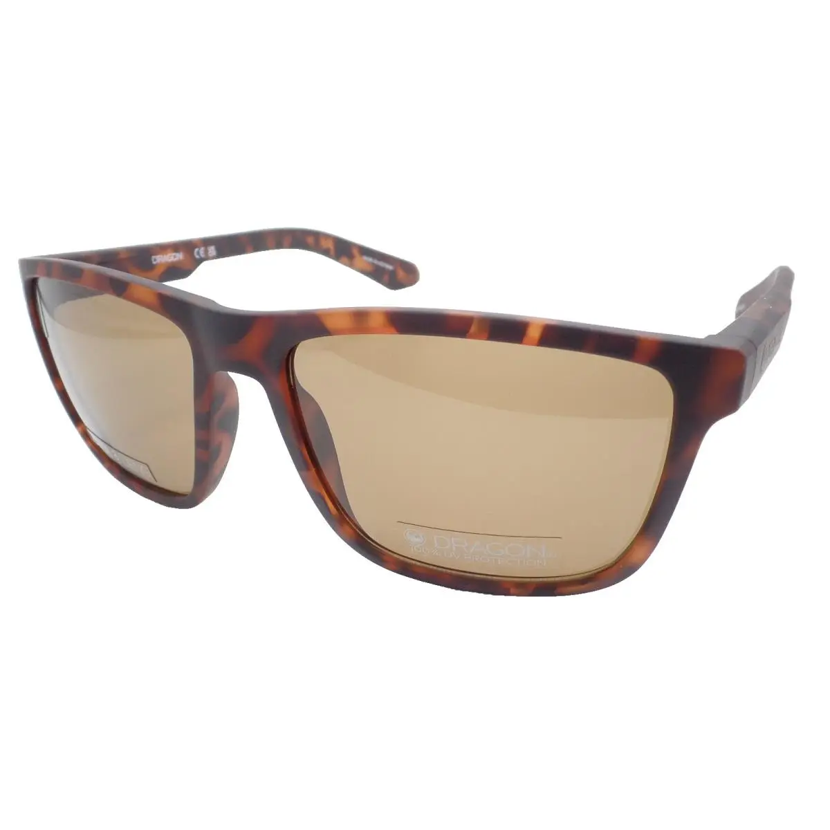 Dragon DR Reed XL 246 Matte Tortoise Brown 59mm Sunglasses by Dragon Alliance