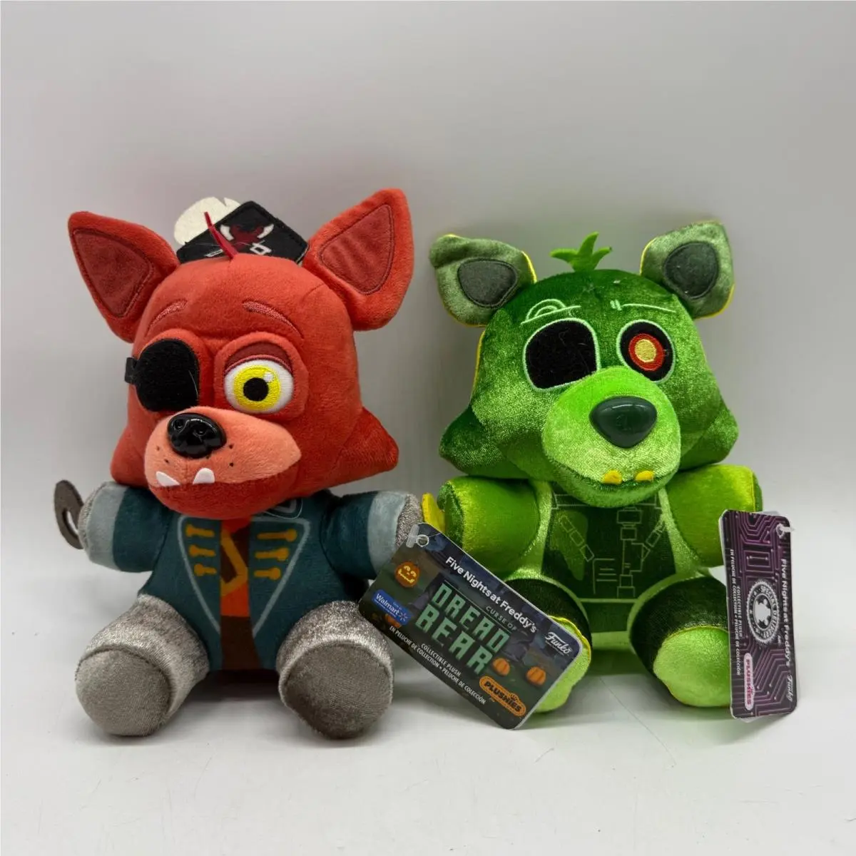 Funko Five Nights at Freddys Plush Captain Foxy VR Toy Freddy Set Green Red Tags