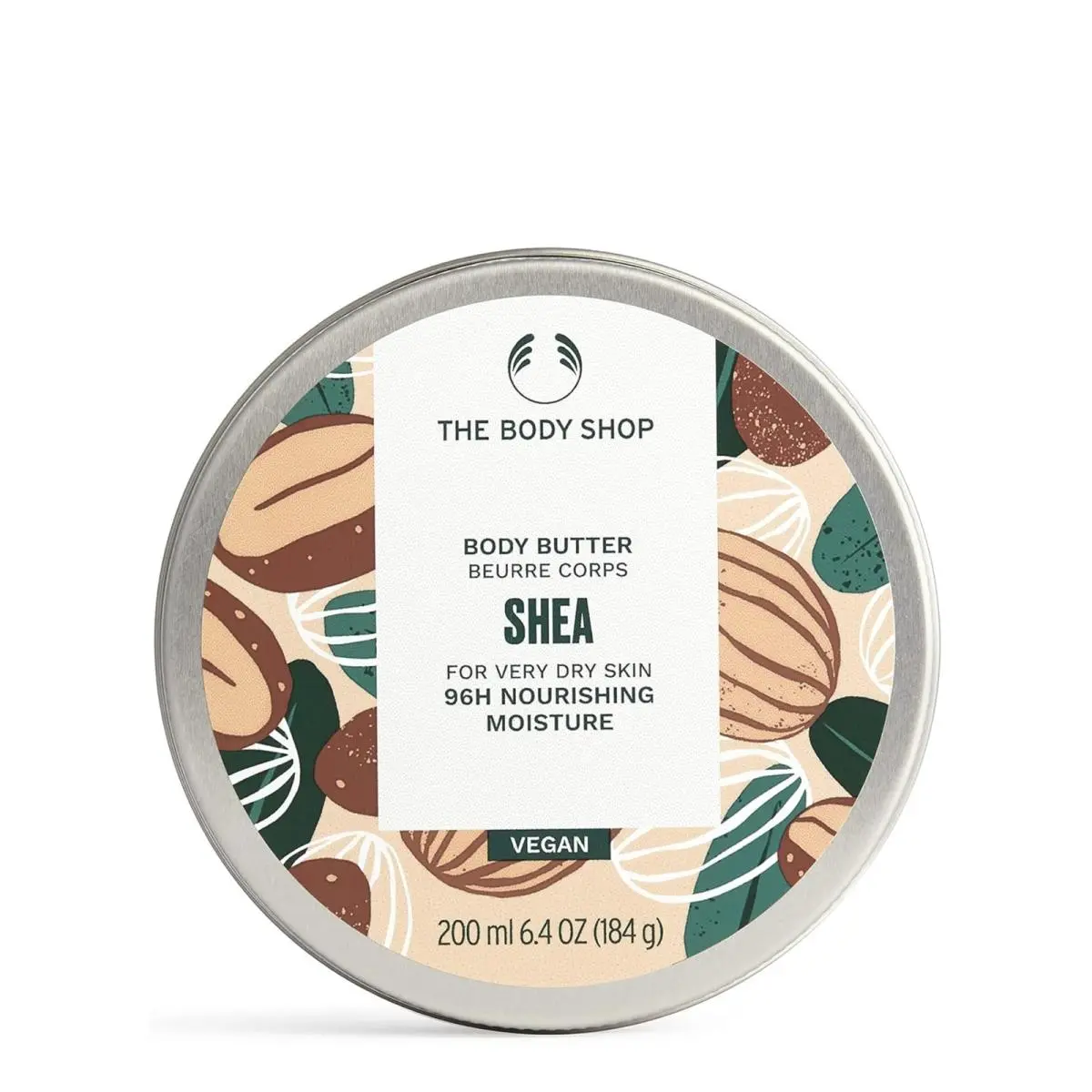 Shea Body Butter 96HR Moisture For Dry Skin 6.4 Oz Hydrating Cream by THE BODY SHOP