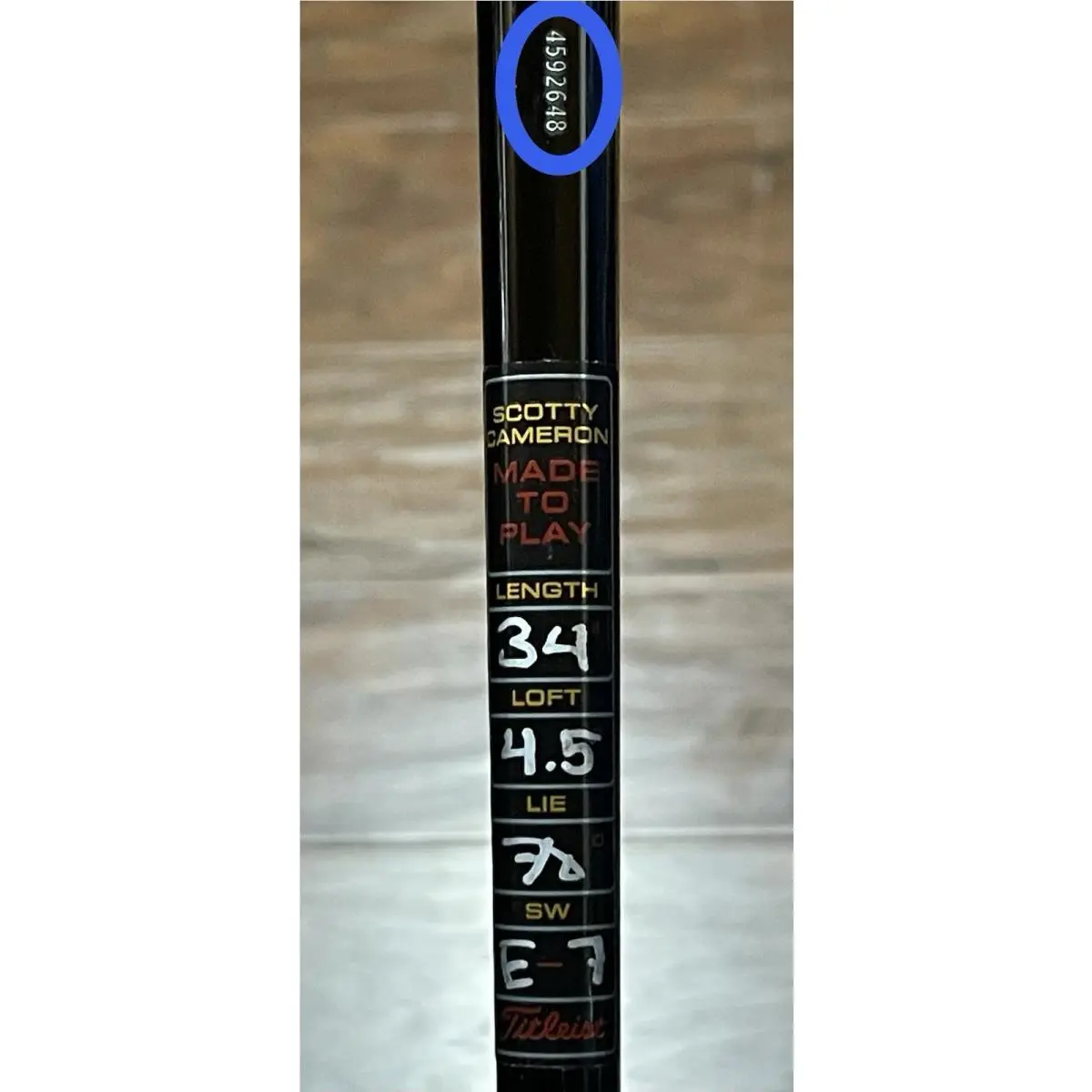 Scott  - Phantom 11R OC - 2026 - Xtreme Dark Finish - DLC - Blue, Lie Angle: Black 5