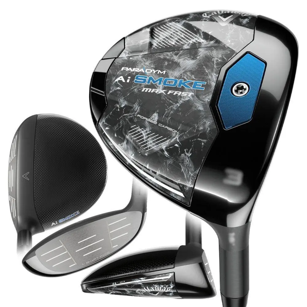 Callaway Women Paradym Ai Smoke Max Fast Fairway Wood - 24 - Chrome
