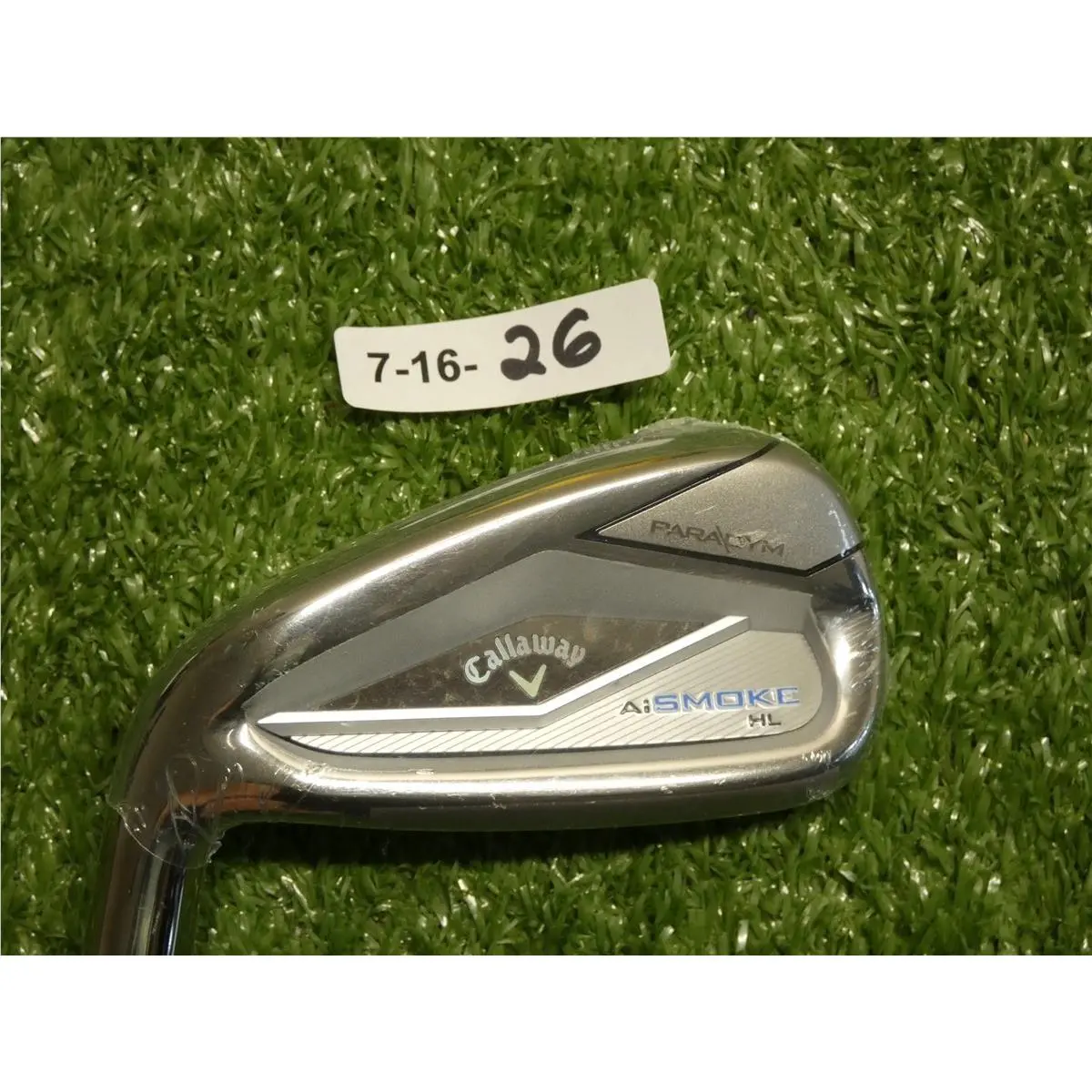 Callaway Paradym Ai Smoke HL Left Hand 7 Iron Elevate Mph 85 Regular Steel