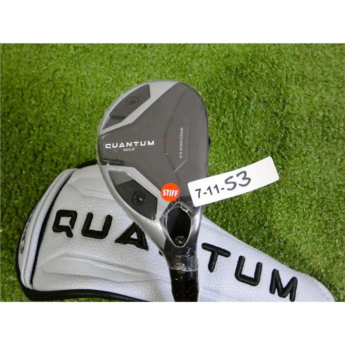 Callaway 2026 Quantum Max 19 3 Hybrid Denali Silver 70g 6.0 Stiff with HC