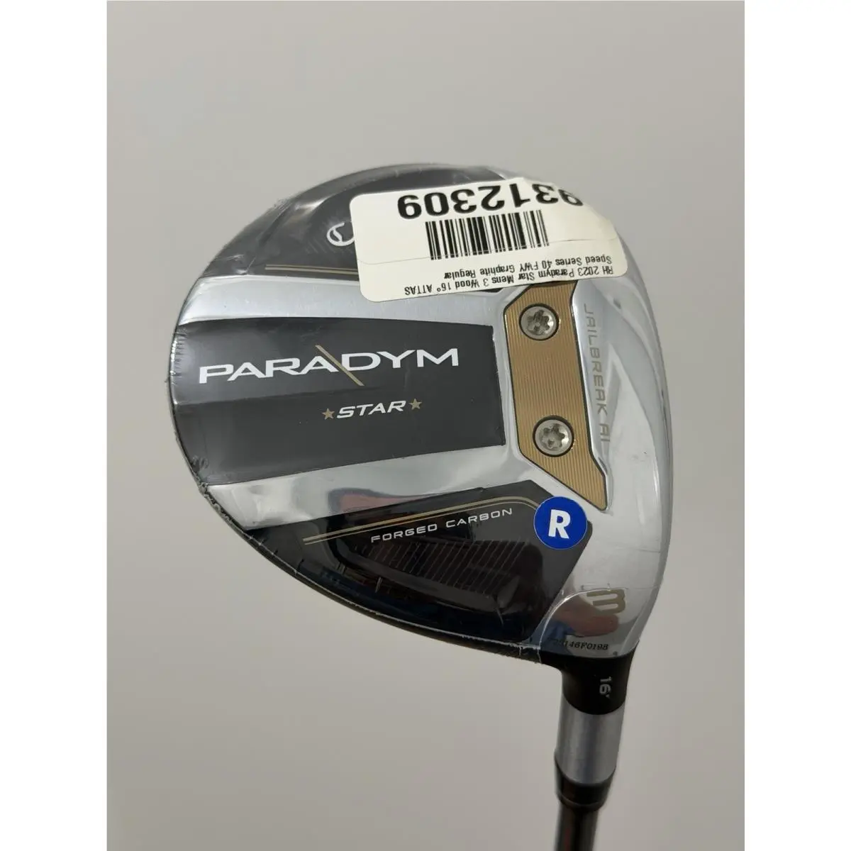 Callaway Paradym Star 16 Degree 3 Fairway Wood Regular Flex 40g Graphite 43”
