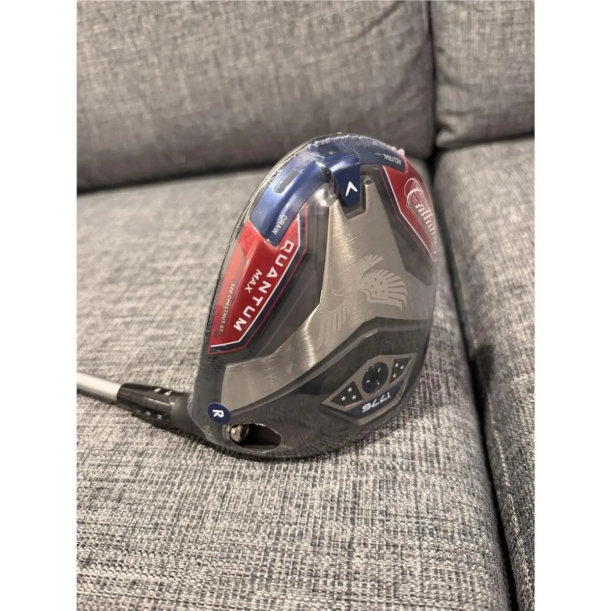 Ltd Edition Usa 250 Callaway Quantum Max 10.5 Driver Aldila Ascent Red 60g