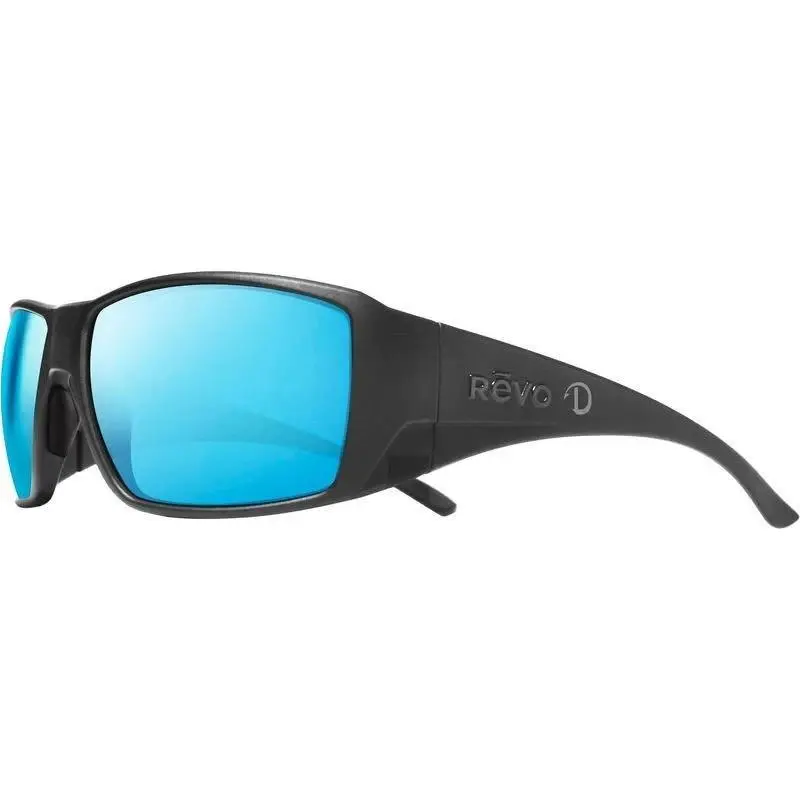 Sunglasses Dune G Darcizzle Matte Black / Blue Polarized Glass Lens RE1225 by Revo