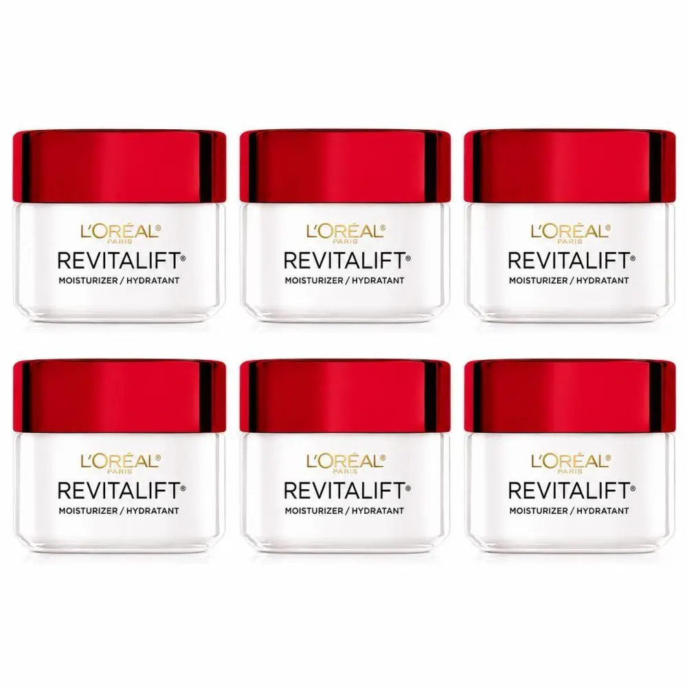6-L`Oreal Paris Revitalift Anti-wrinkle Firming Face Neck Contour Cream 1.7 oz by L'Oréal