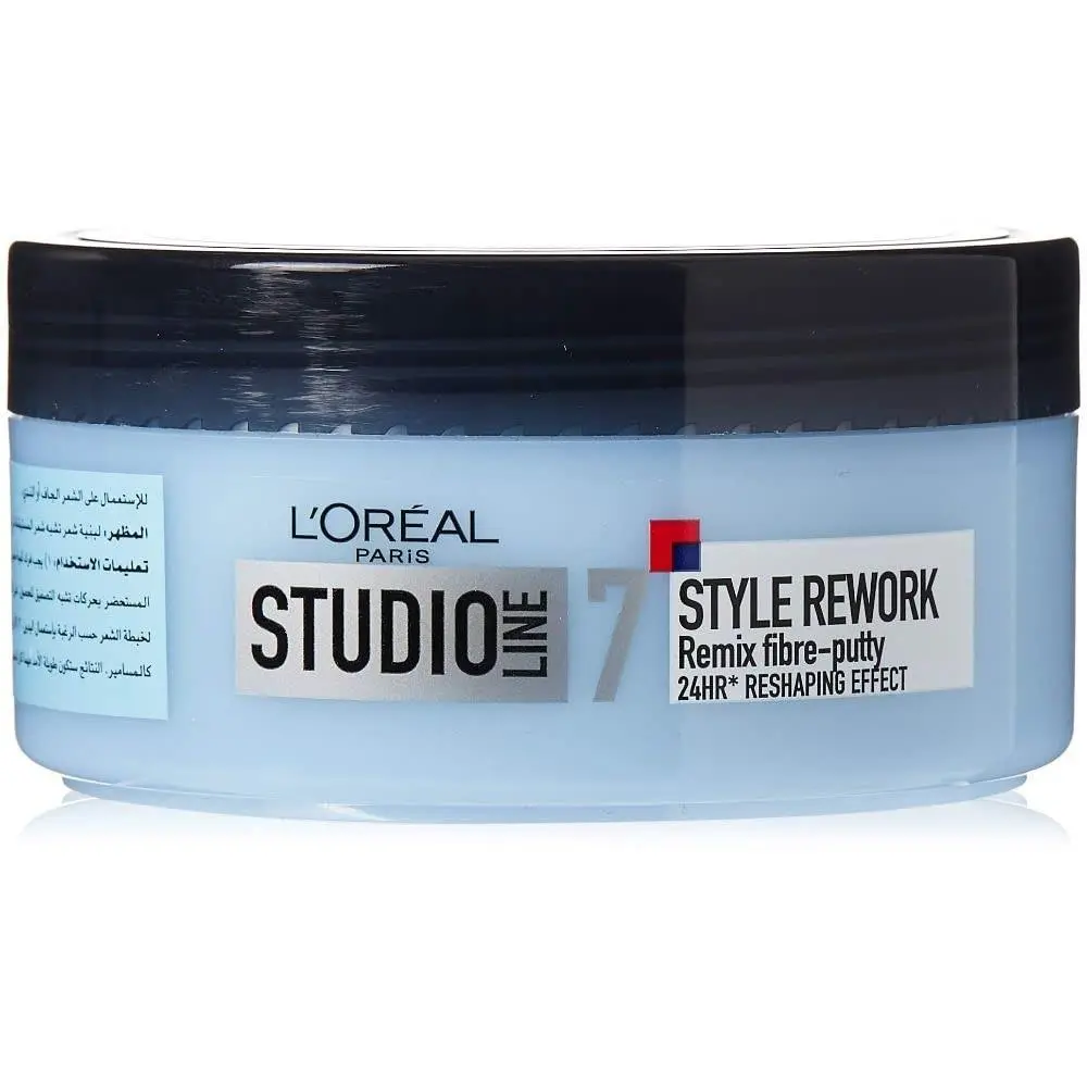 L`oreal Paris Studio Line 7 Rework Remix Fibre Putty Clay 150ml 24h Hold by L'Oréal