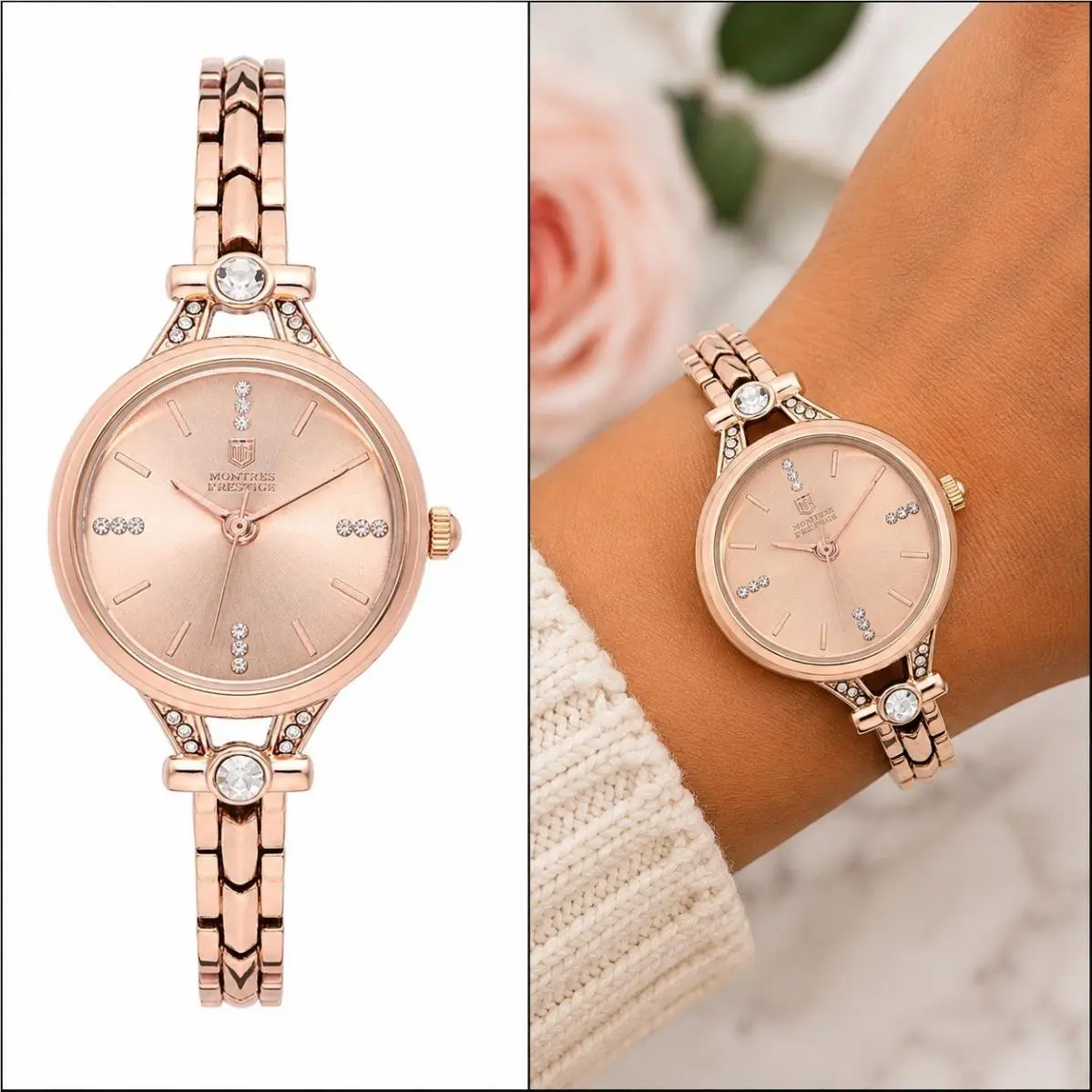 Montres Prestige X  Women`s Watch - 28mm Rose Gold MPW-0211 0442 by Invicta