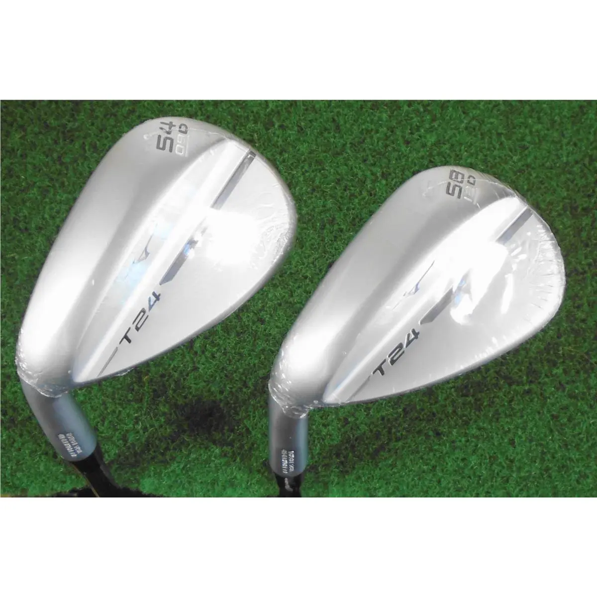 LH Mizuno T24 54/8 D 58/12 D White Satin Wedge Set DG Tour Issue S400