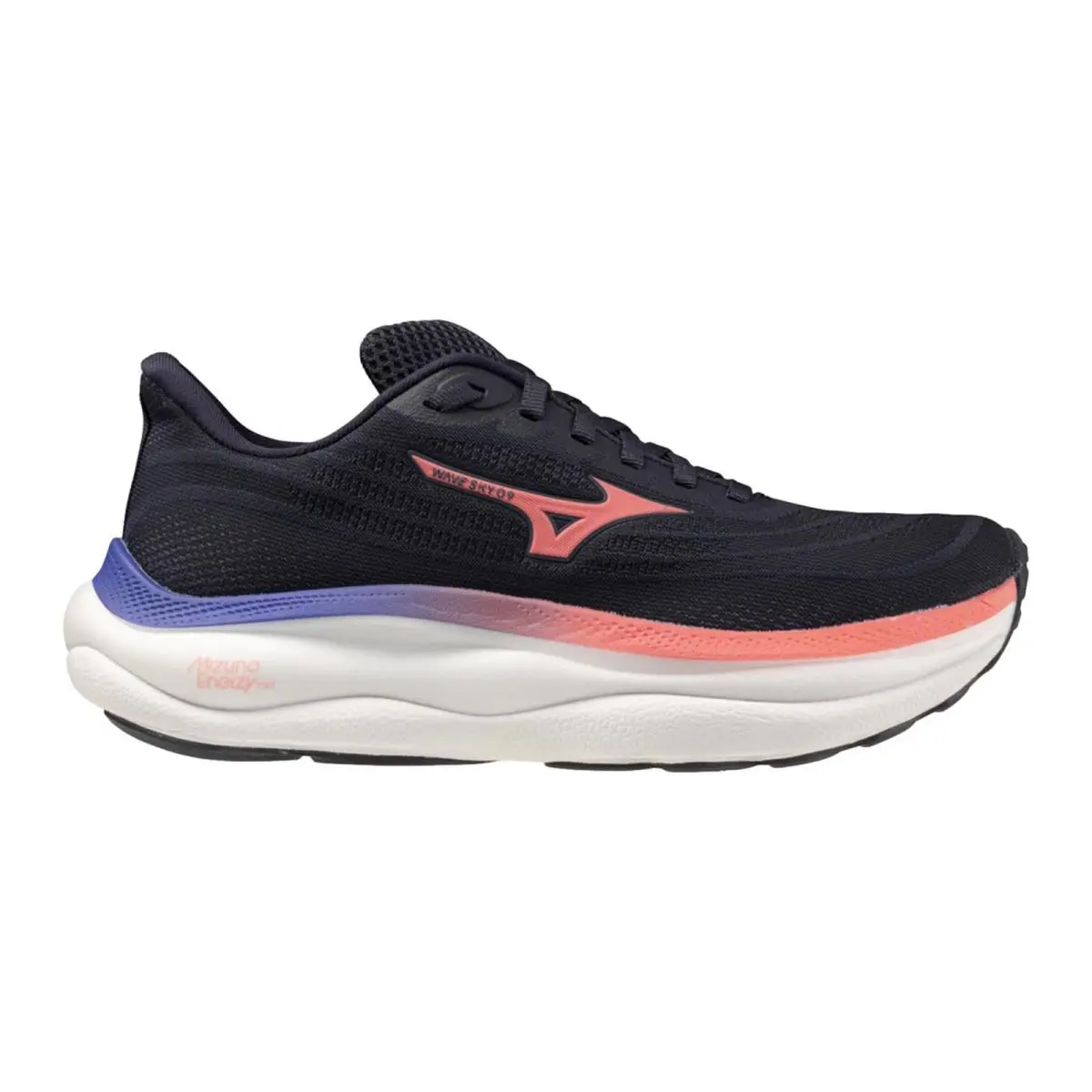 Mizuno Wave Sky 9 Odyssey Gray / Striking Coral J1GD250221 Women`s Size 9 Medium