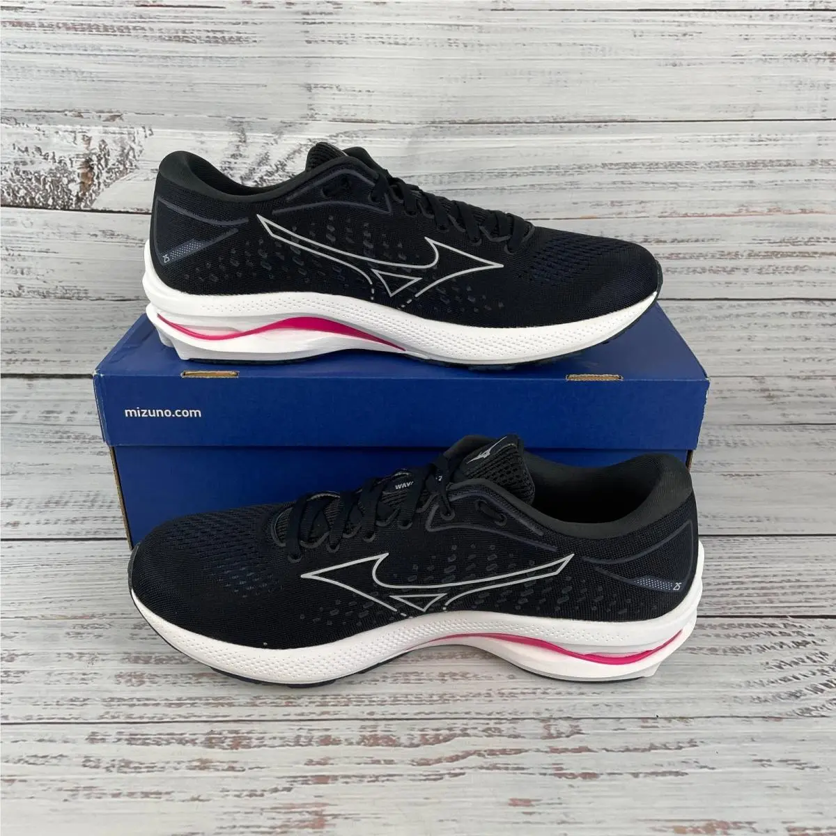 Mizuno shoes - Mizuno Wave Rider 25 - Wave Rider - Black (UPC: 889961497742) 0
